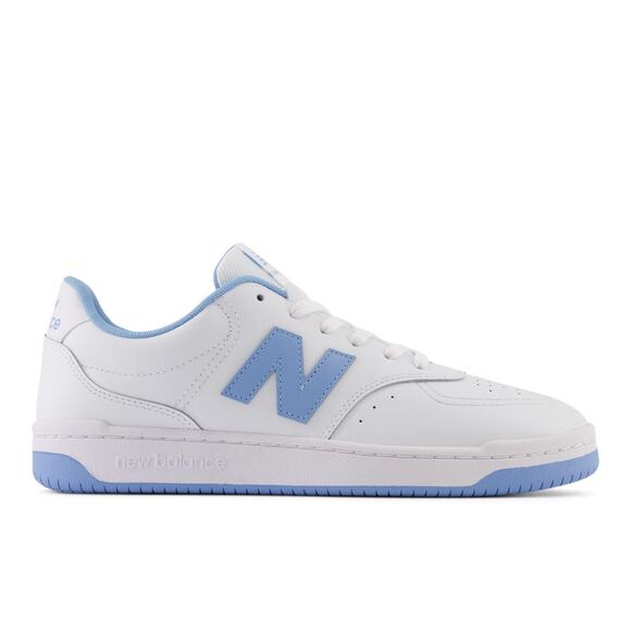 NWT New Balance Men\'s BB80 V1 Court Sneaker, White/Light Blue, 7 M main image 6